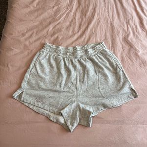 Grey Abercrombie sweat shorts
